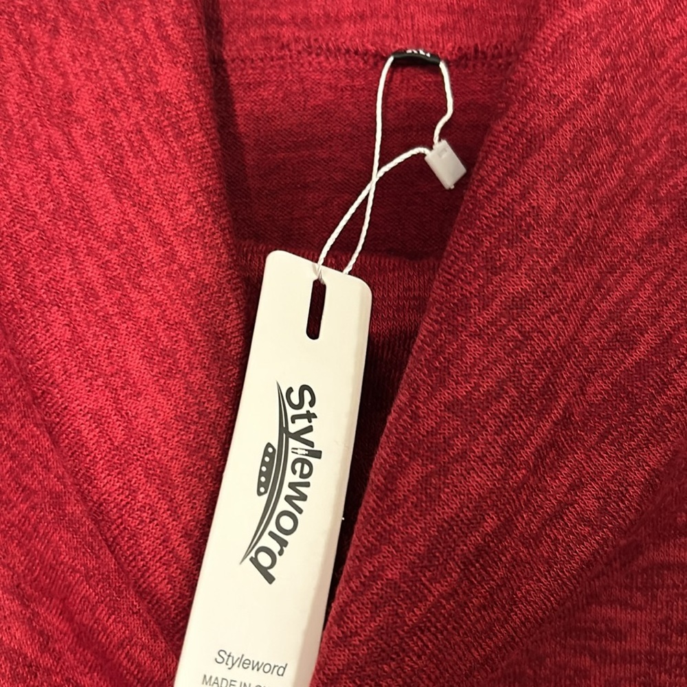 NWT - Styleword Tunic Dress in Wine - Picture 7 of 10